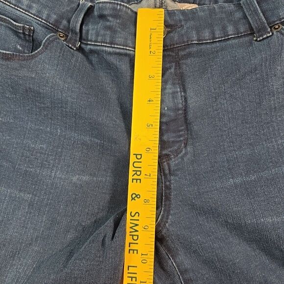 Chico's So Slimming Jeans Straight Leg Women's Size 2 Regular Stretch Blue - Picture 7 of 9